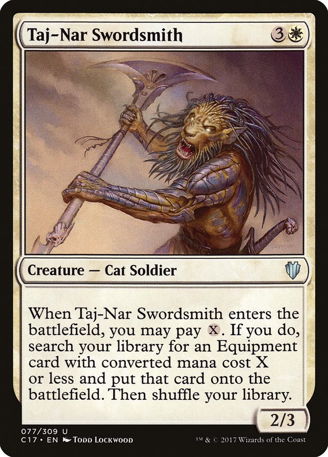 Taj-Nar Swordsmith [Commander 2017] | Card Merchant Takapuna