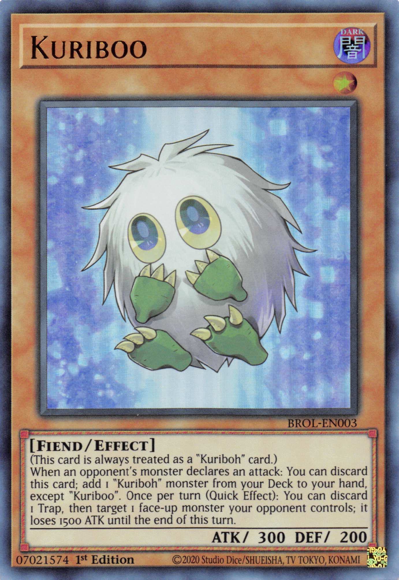Kuriboo [BROL-EN003] Ultra Rare | Card Merchant Takapuna