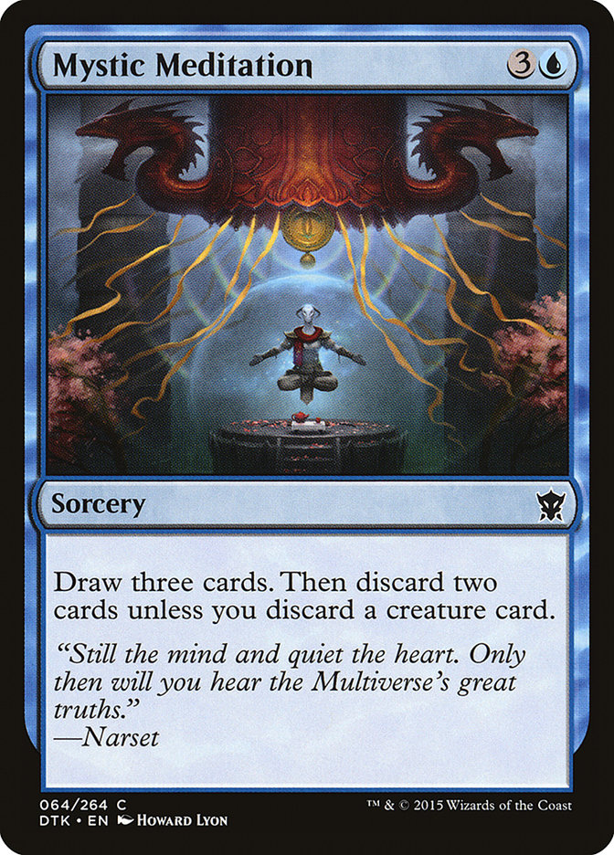 Mystic Meditation [Dragons of Tarkir] | Card Merchant Takapuna