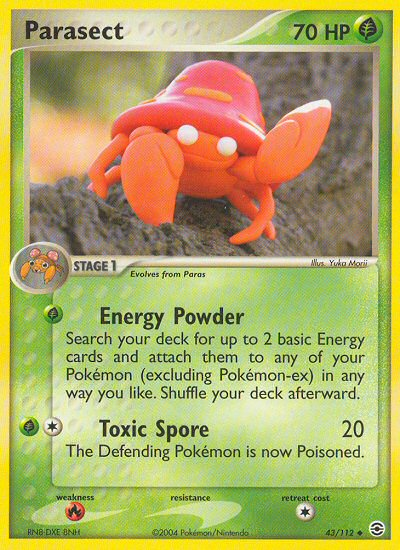 Parasect (43/112) [EX: FireRed & LeafGreen] | Card Merchant Takapuna