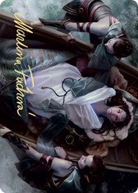 Return Upon the Tide Art Card (Gold-Stamped Signature) [Kaldheim Art Series] | Card Merchant Takapuna