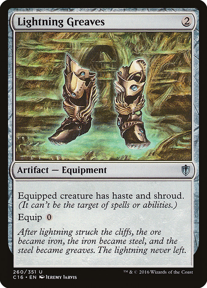 Lightning Greaves [Commander 2016] | Card Merchant Takapuna