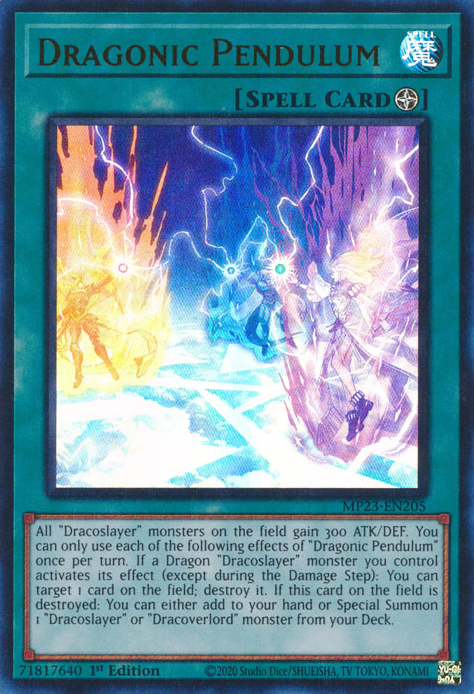 Dragonic Pendulum [MP23-EN205] Ultra Rare | Card Merchant Takapuna