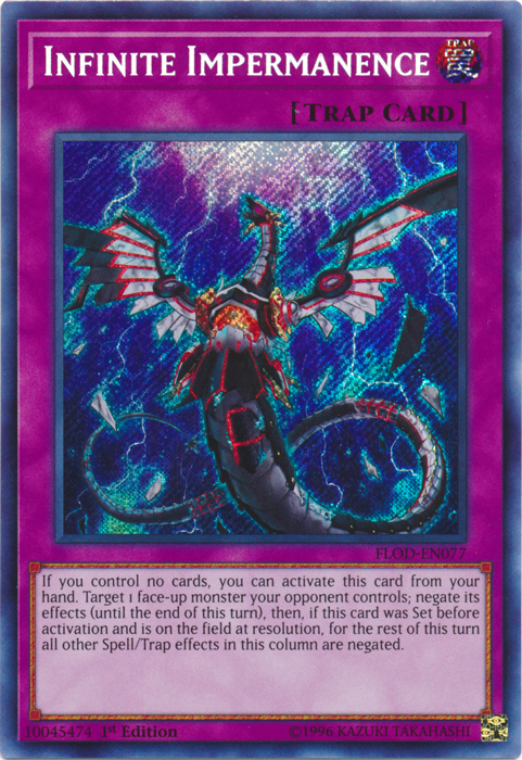 Infinite Impermanence [FLOD-EN077] Secret Rare | Card Merchant Takapuna