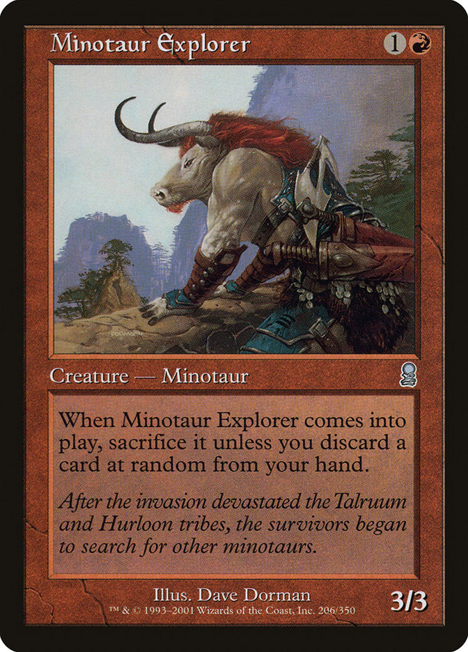 Minotaur Explorer [Odyssey] | Card Merchant Takapuna
