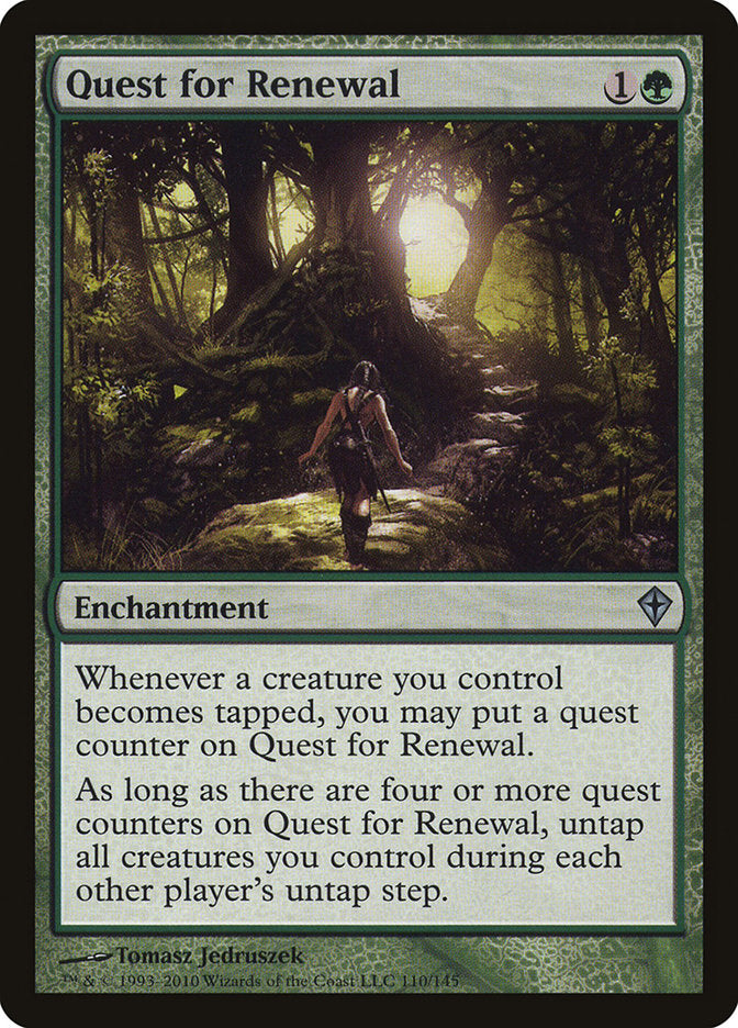 Quest for Renewal [Worldwake] | Card Merchant Takapuna