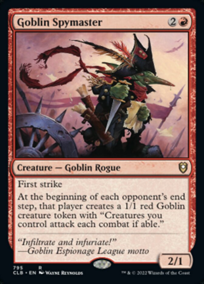 Goblin Spymaster [Commander Legends: Battle for Baldur's Gate] | Card Merchant Takapuna