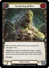 Awakening Bellow (Yellow) [U-WTR033] (Welcome to Rathe Unlimited)  Unlimited Rainbow Foil | Card Merchant Takapuna