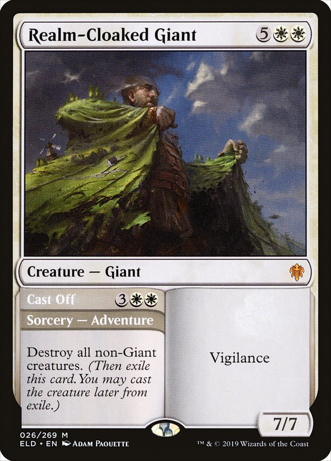 Realm-Cloaked Giant // Cast Off [Throne of Eldraine] | Card Merchant Takapuna