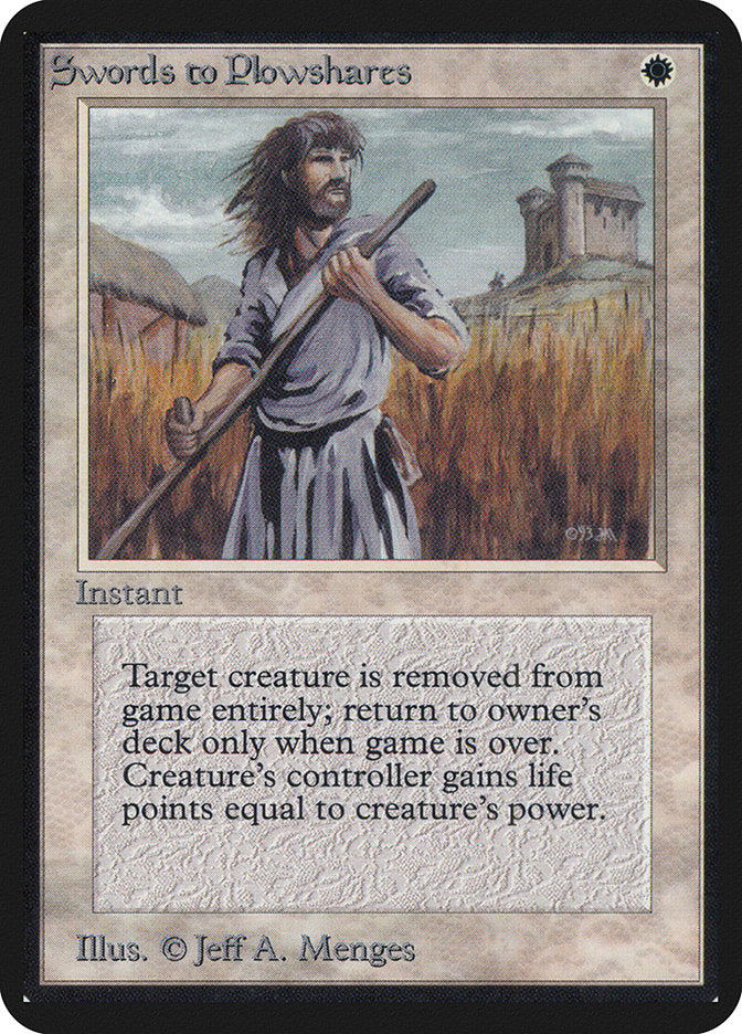 Swords to Plowshares [Alpha Edition] | Card Merchant Takapuna