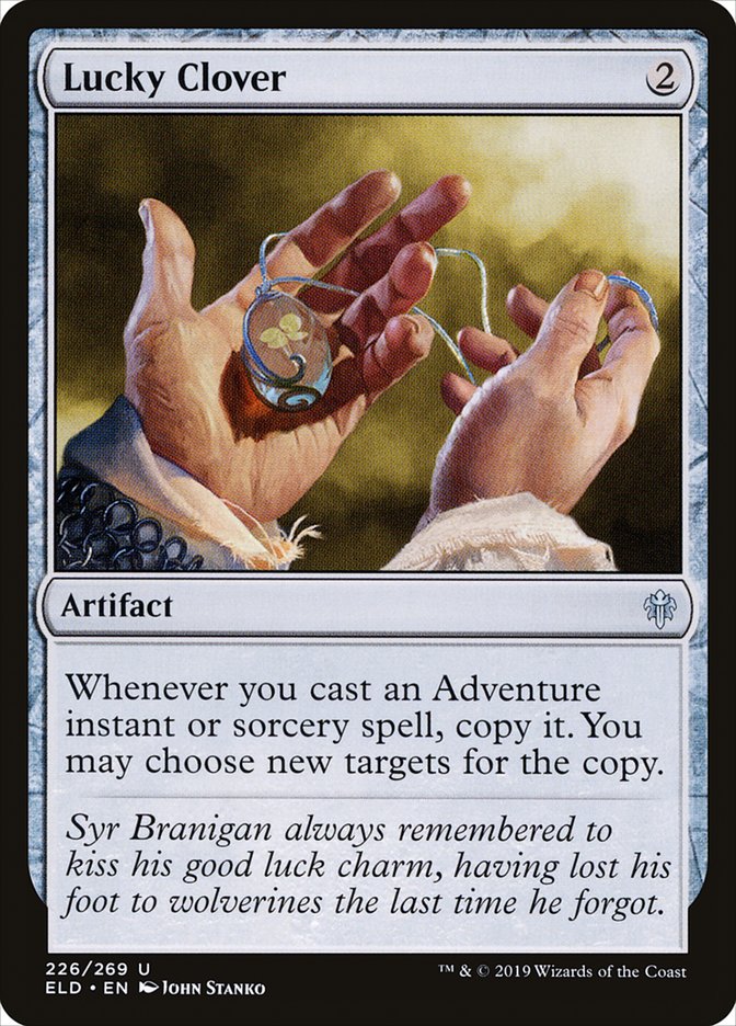 Lucky Clover [Throne of Eldraine] | Card Merchant Takapuna
