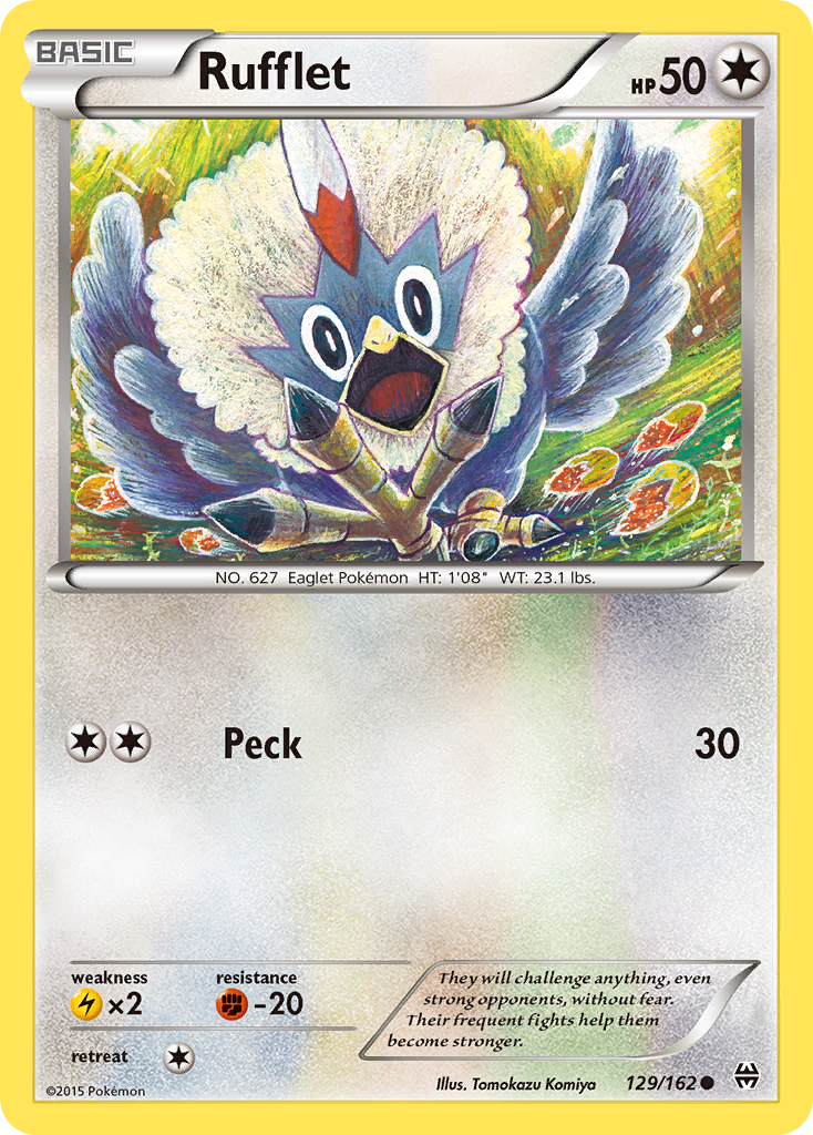 Rufflet (129/162) [XY: BREAKthrough] | Card Merchant Takapuna