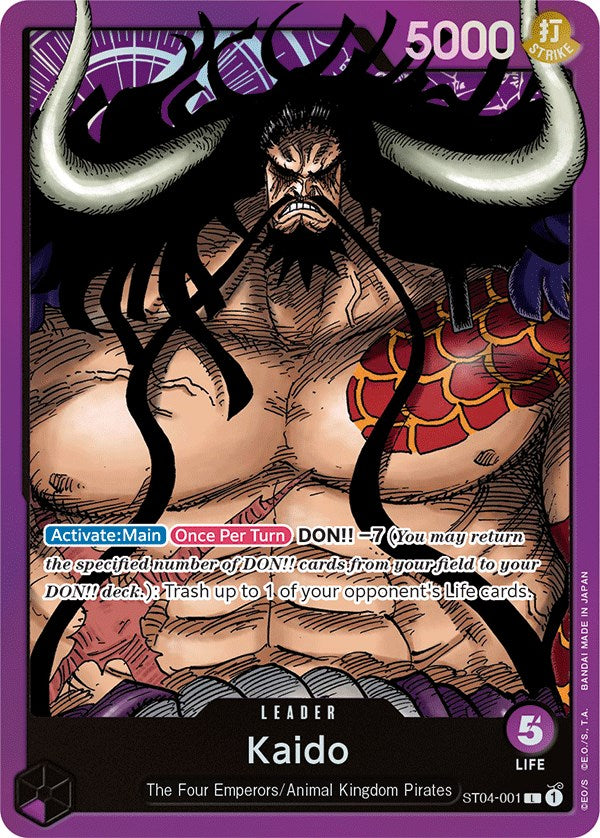 Kaido (001) [Starter Deck: Animal Kingdom Pirates] | Card Merchant Takapuna