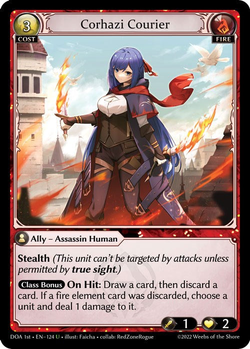 Corhazi Courier (124) [Dawn of Ashes: 1st Edition] | Card Merchant Takapuna