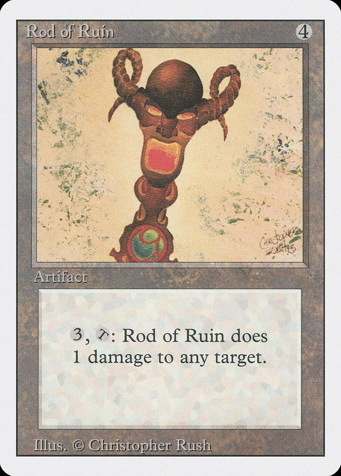Rod of Ruin [Revised Edition] | Card Merchant Takapuna