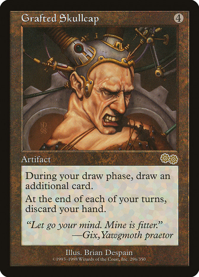 Grafted Skullcap [Urza's Saga] | Card Merchant Takapuna