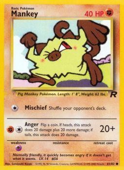 Mankey (61/82) [Team Rocket Unlimited] | Card Merchant Takapuna