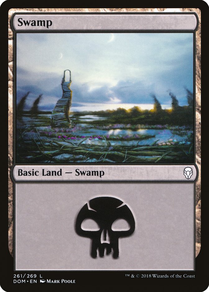 Swamp (261) [Dominaria] | Card Merchant Takapuna