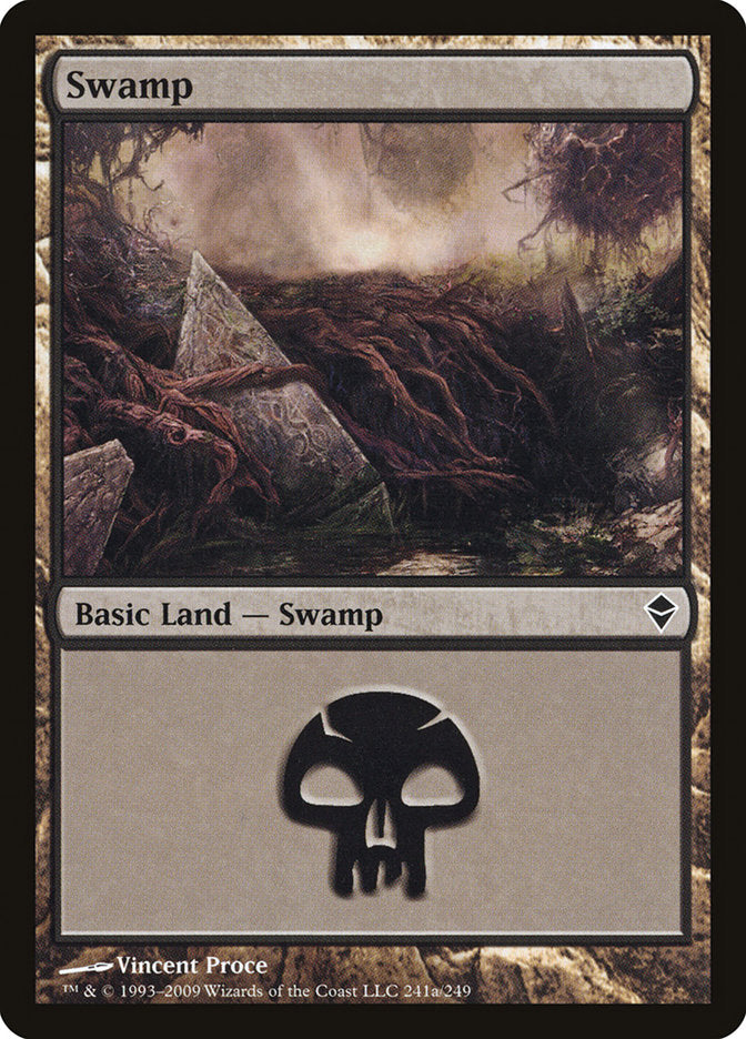 Swamp (241a) [Zendikar] | Card Merchant Takapuna