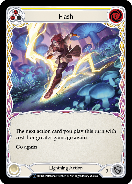 Flash (Yellow) [U-ELE178] (Tales of Aria Unlimited)  Unlimited Normal | Card Merchant Takapuna