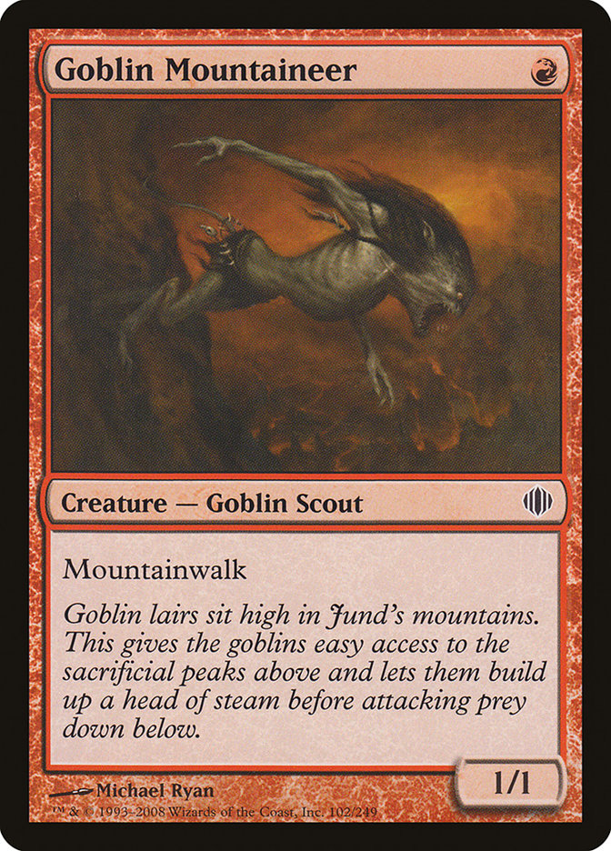 Goblin Mountaineer [Shards of Alara] | Card Merchant Takapuna