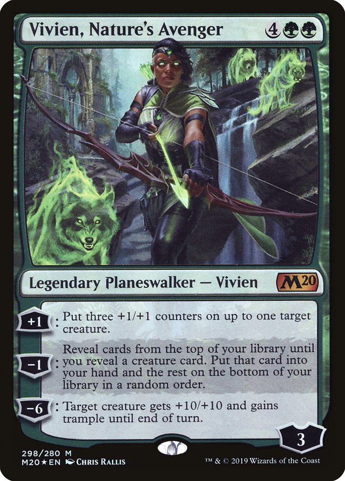 Vivien, Nature's Avenger [Core Set 2020] | Card Merchant Takapuna