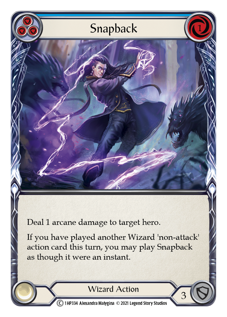 Snapback (Blue) [1HP334] (History Pack 1) | Card Merchant Takapuna