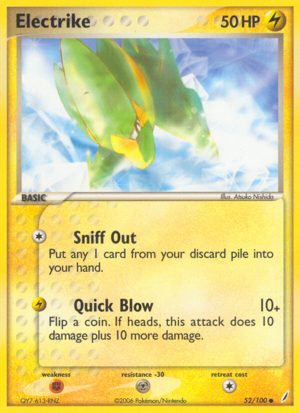 Electrike (52/100) [EX: Crystal Guardians] | Card Merchant Takapuna