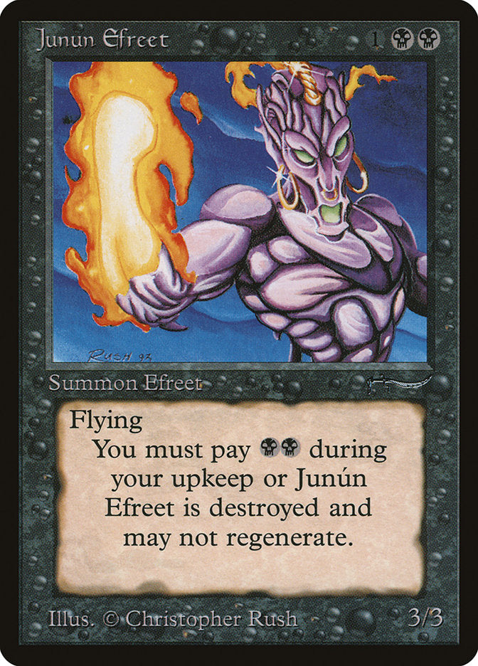 Junun Efreet [Arabian Nights] | Card Merchant Takapuna