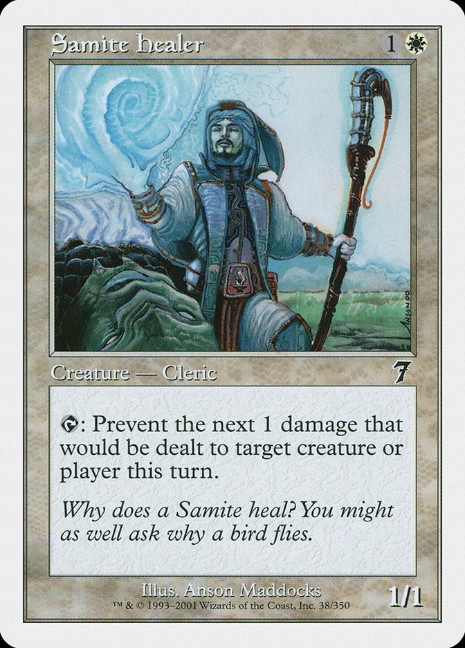 Samite Healer [Seventh Edition] | Card Merchant Takapuna