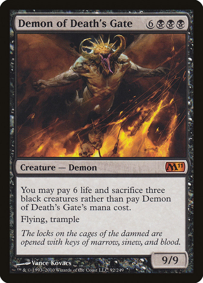 Demon of Death's Gate [Magic 2011] | Card Merchant Takapuna