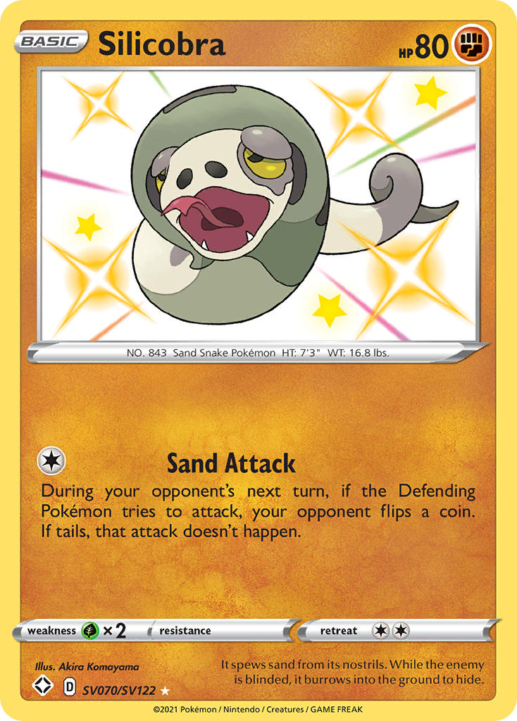 Silicobra (SV070/SV122) [Sword & Shield: Shining Fates] | Card Merchant Takapuna