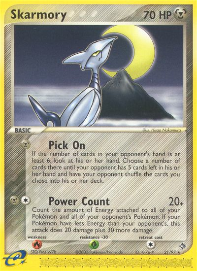 Skarmory (21/97) [EX: Dragon] | Card Merchant Takapuna