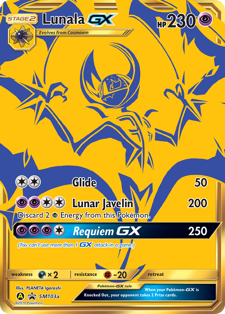 Lunala GX (SM103a) [Sun & Moon: Black Star Promos] | Card Merchant Takapuna