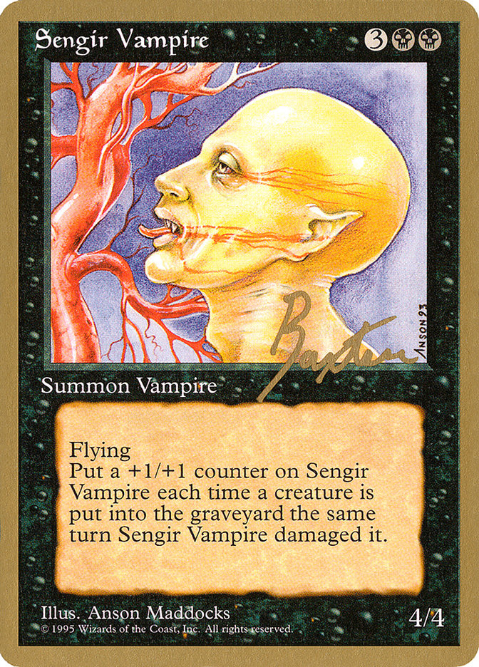 Sengir Vampire (George Baxter) [Pro Tour Collector Set] | Card Merchant Takapuna