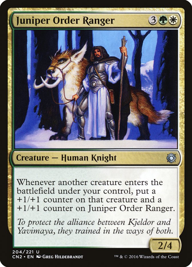 Juniper Order Ranger [Conspiracy: Take the Crown] | Card Merchant Takapuna