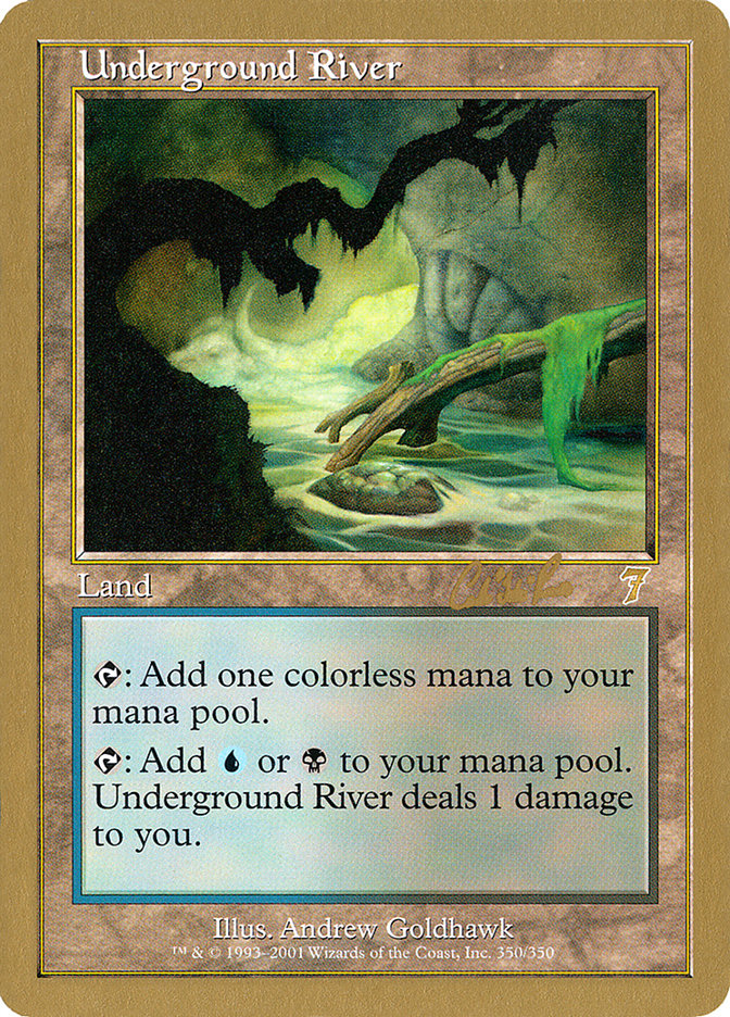 Underground River (Carlos Romao) [World Championship Decks 2002] | Card Merchant Takapuna