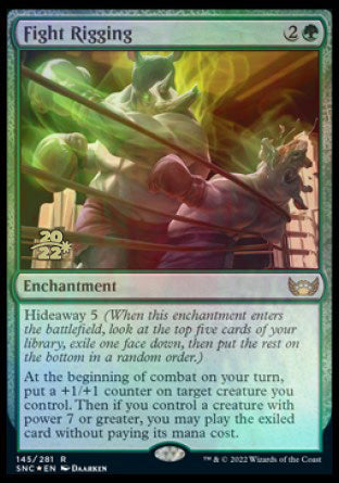 Fight Rigging [Streets of New Capenna Prerelease Promos] | Card Merchant Takapuna