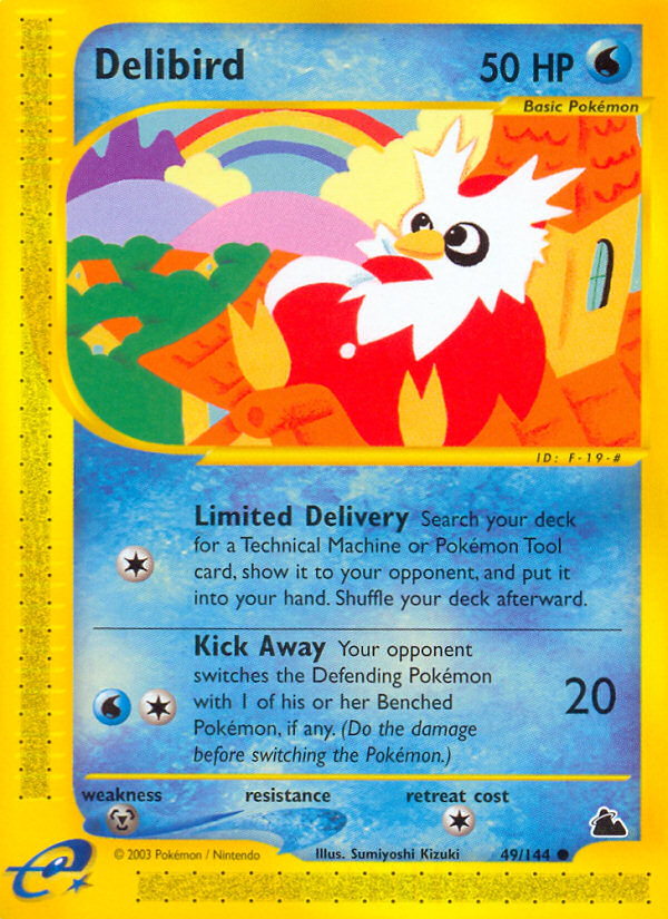 Delibird (49/144) [Skyridge] | Card Merchant Takapuna