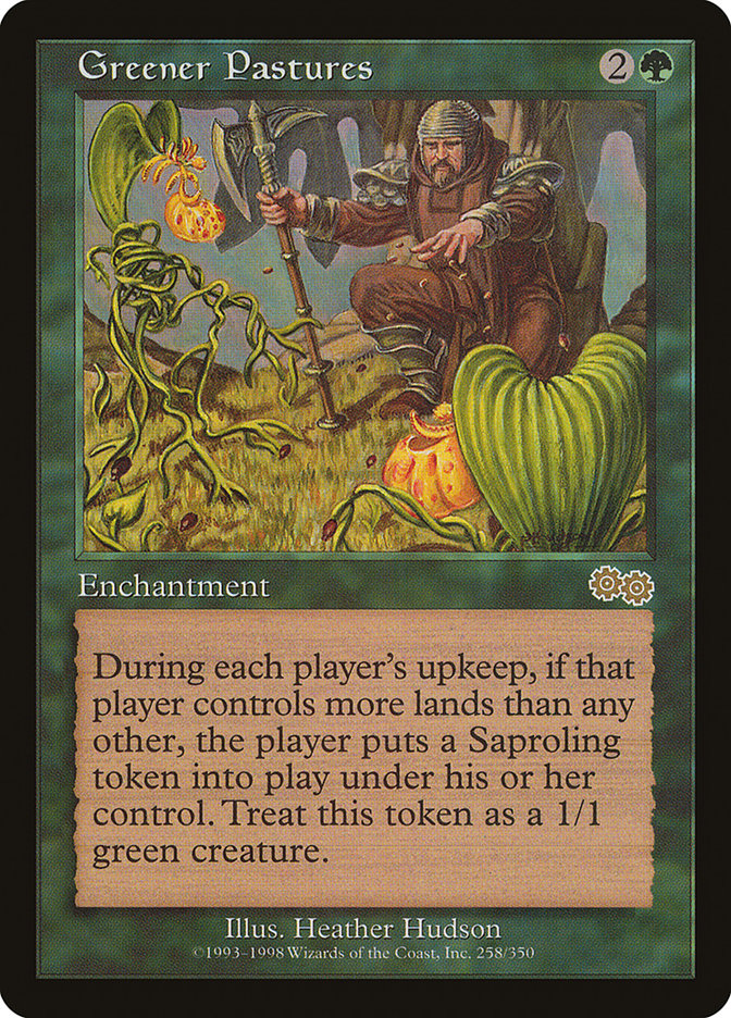 Greener Pastures [Urza's Saga] | Card Merchant Takapuna