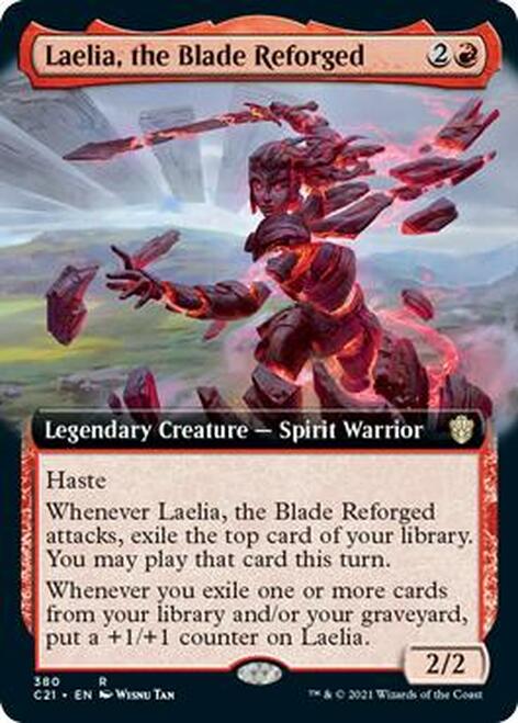 Laelia, the Blade Reforged (Extended Art) [Commander 2021] | Card Merchant Takapuna