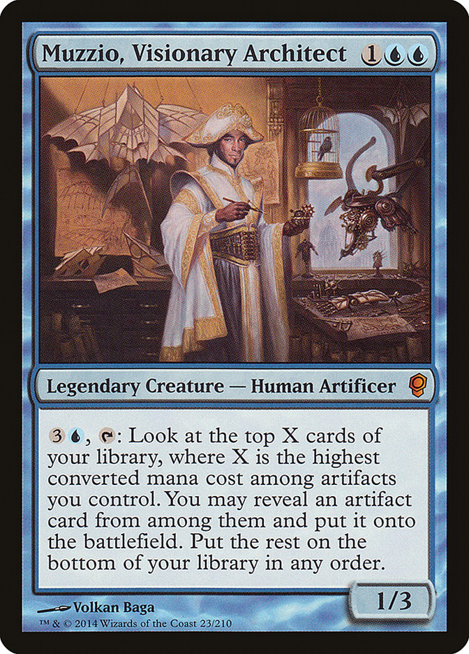 Muzzio, Visionary Architect [Conspiracy] | Card Merchant Takapuna