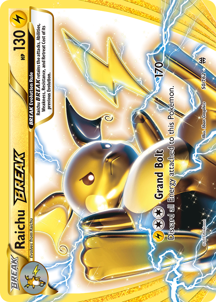 Raichu BREAK (50/162) [XY: BREAKthrough] | Card Merchant Takapuna