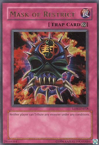 Mask of Restrict [LON-EN018] Ultra Rare | Card Merchant Takapuna