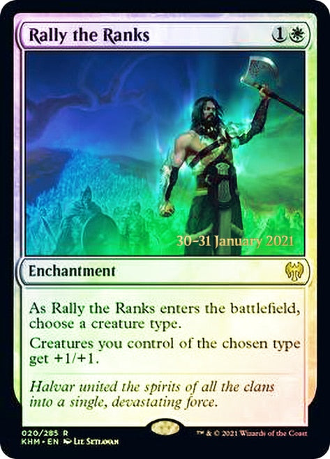 Rally the Ranks [Kaldheim Prerelease Promos] | Card Merchant Takapuna