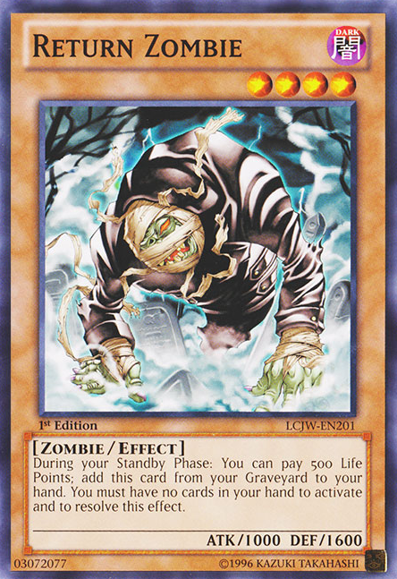 Return Zombie [LCJW-EN201] Common | Card Merchant Takapuna
