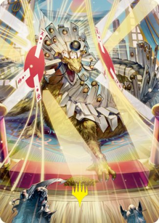 Spirit-Sister's Call Art Card (Gold-Stamped Signature) [Kamigawa: Neon Dynasty Art Series] | Card Merchant Takapuna