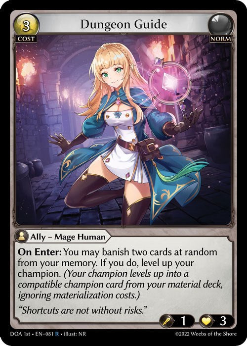 Dungeon Guide (081) [Dawn of Ashes: 1st Edition] | Card Merchant Takapuna