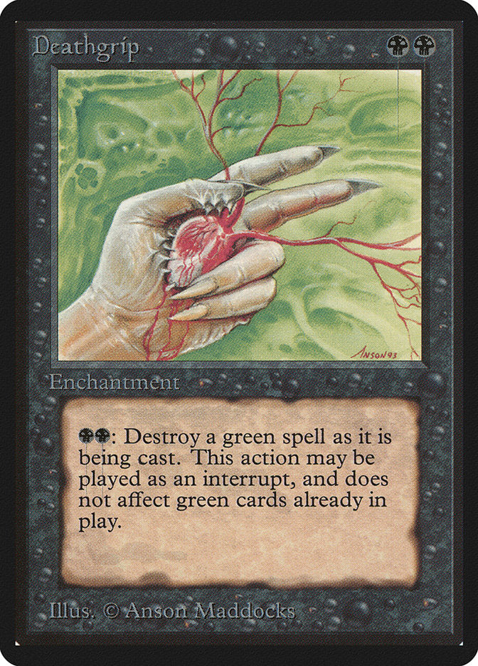 Deathgrip [Beta Edition] | Card Merchant Takapuna