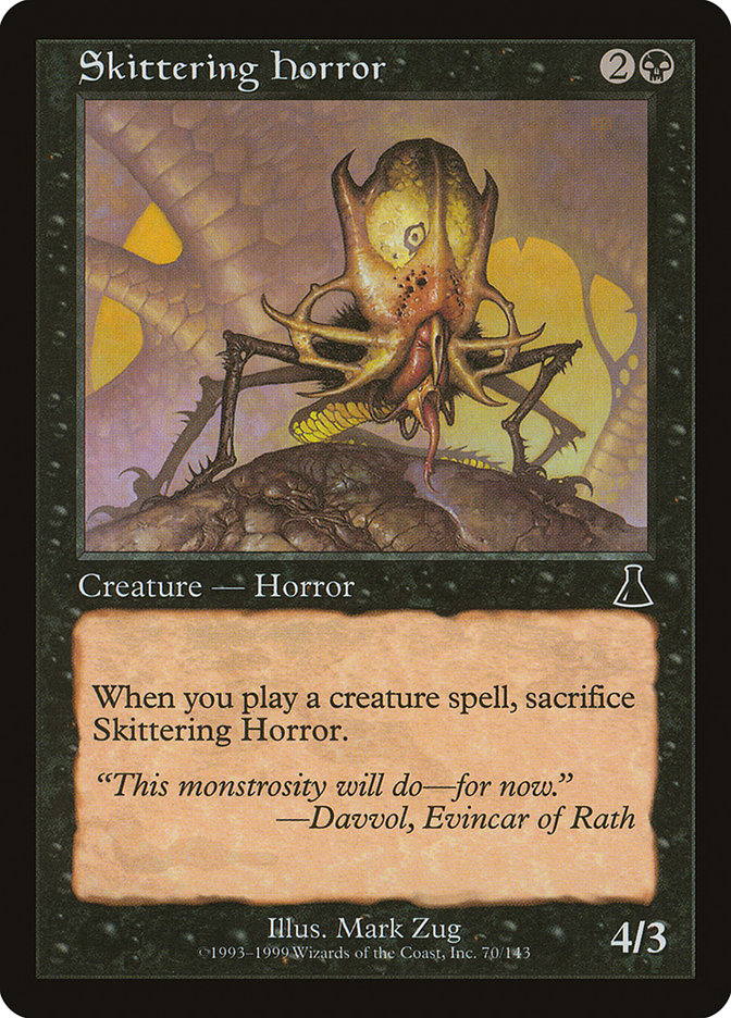 Skittering Horror [Urza's Destiny] | Card Merchant Takapuna